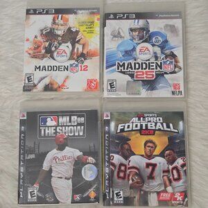 Playstation 3 Sports Video Games PLUS Guitar Hero World Tour